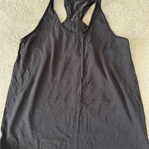 lululemon athletica Black striped Racerback Tank